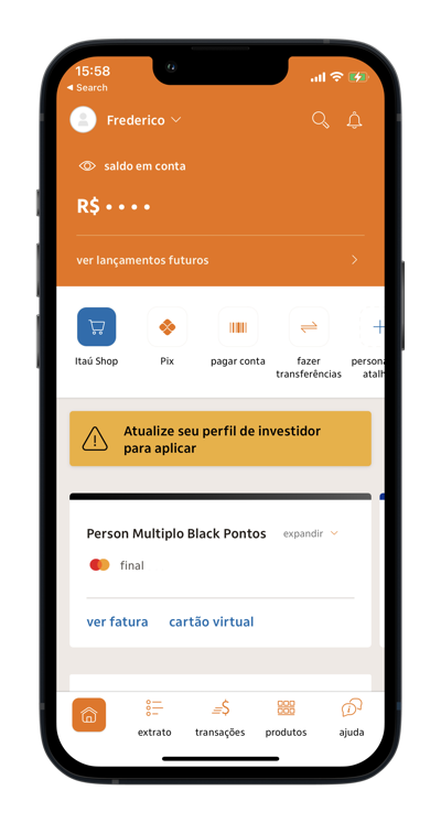 Itaú Mockup